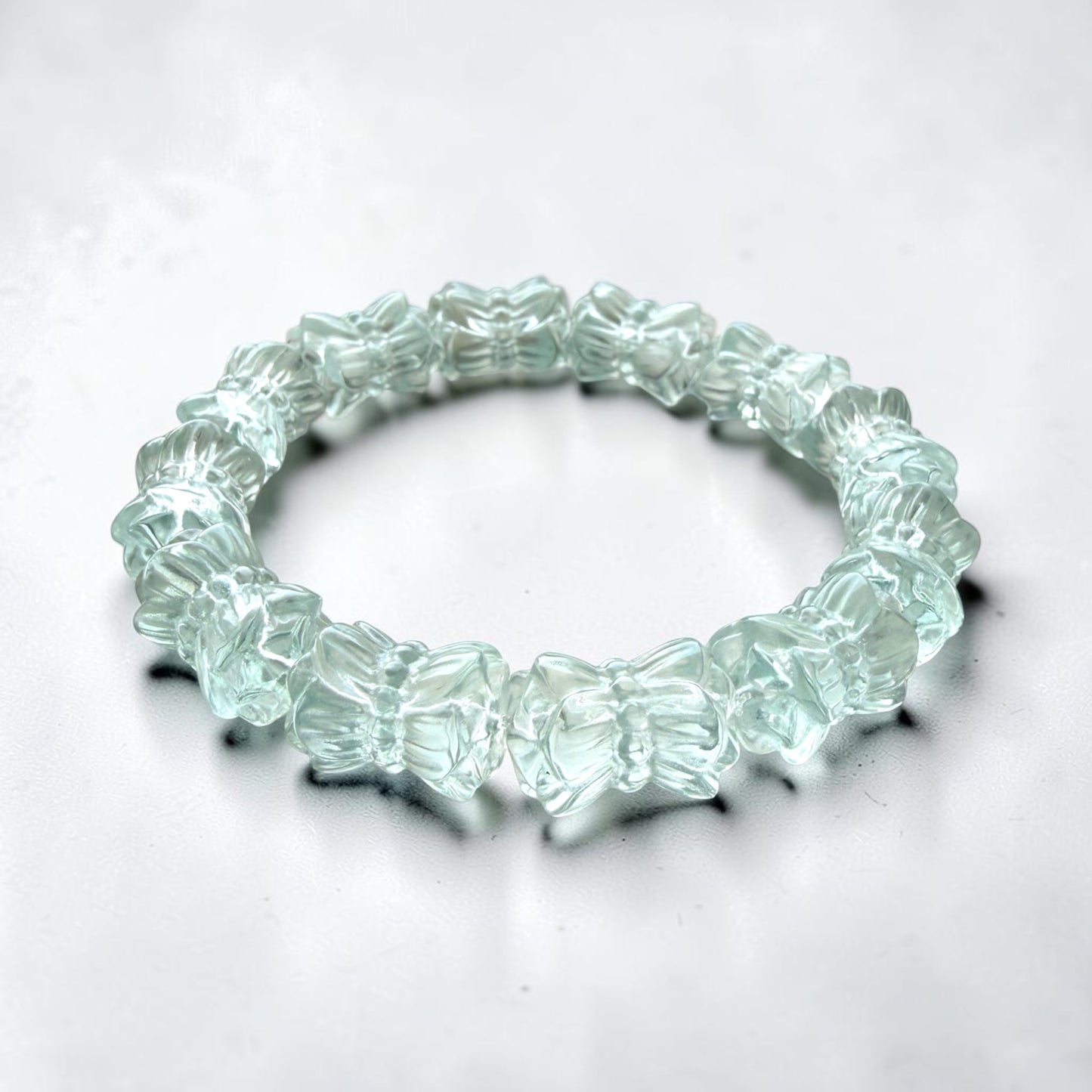 Prasiolite Double Lotus Bracelet