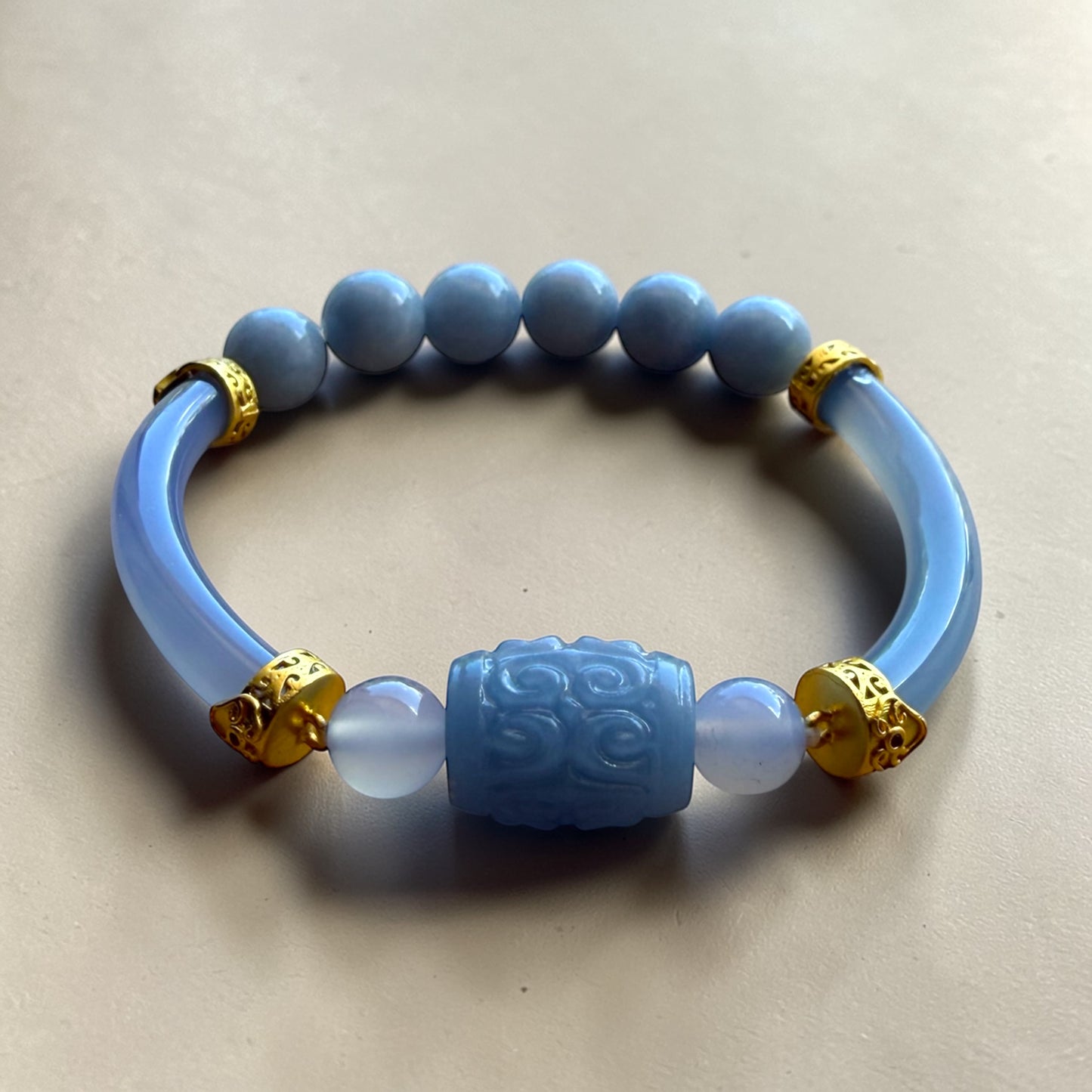 Natural Agate Energy Bangles