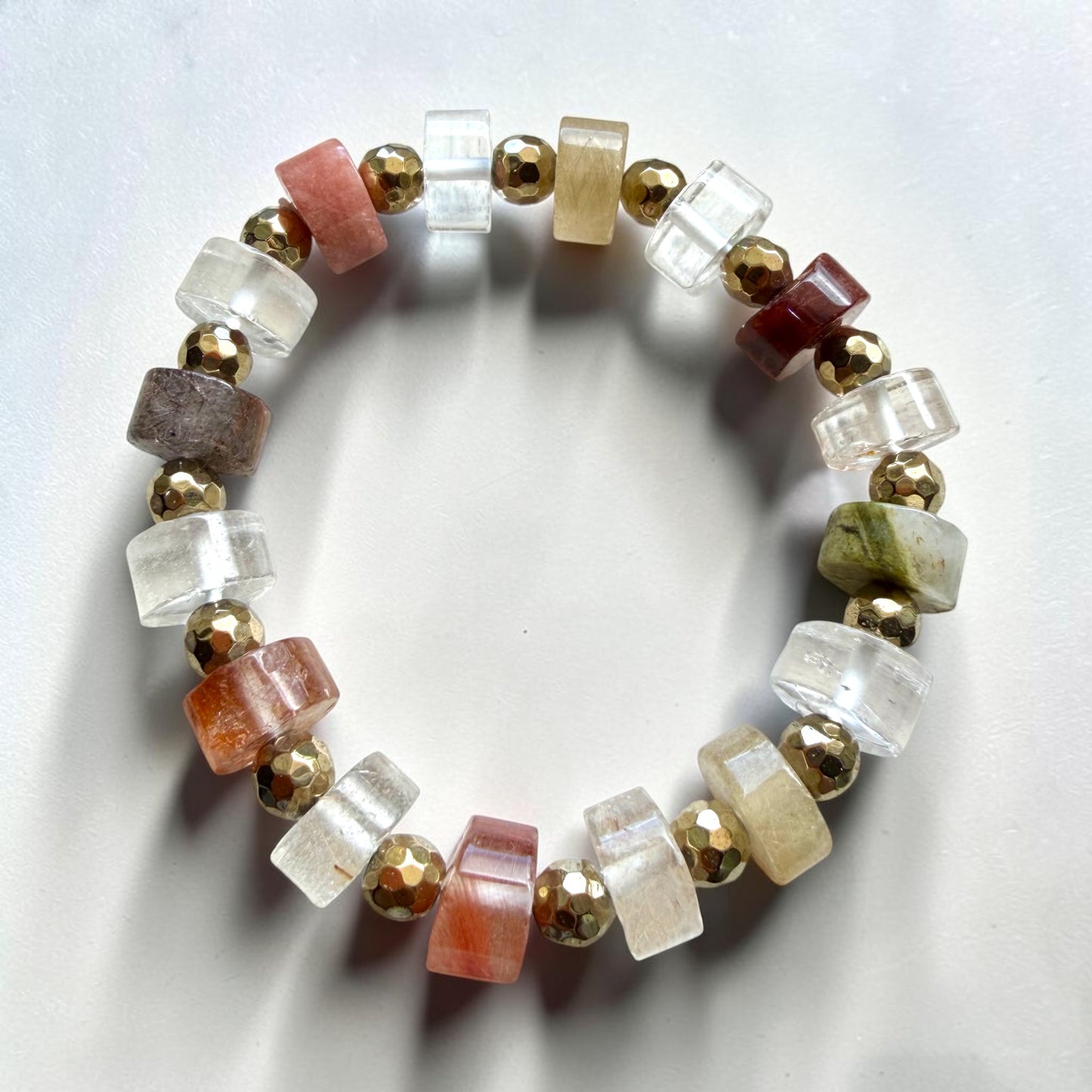 Crystal Harmony Rondelle Bracelet