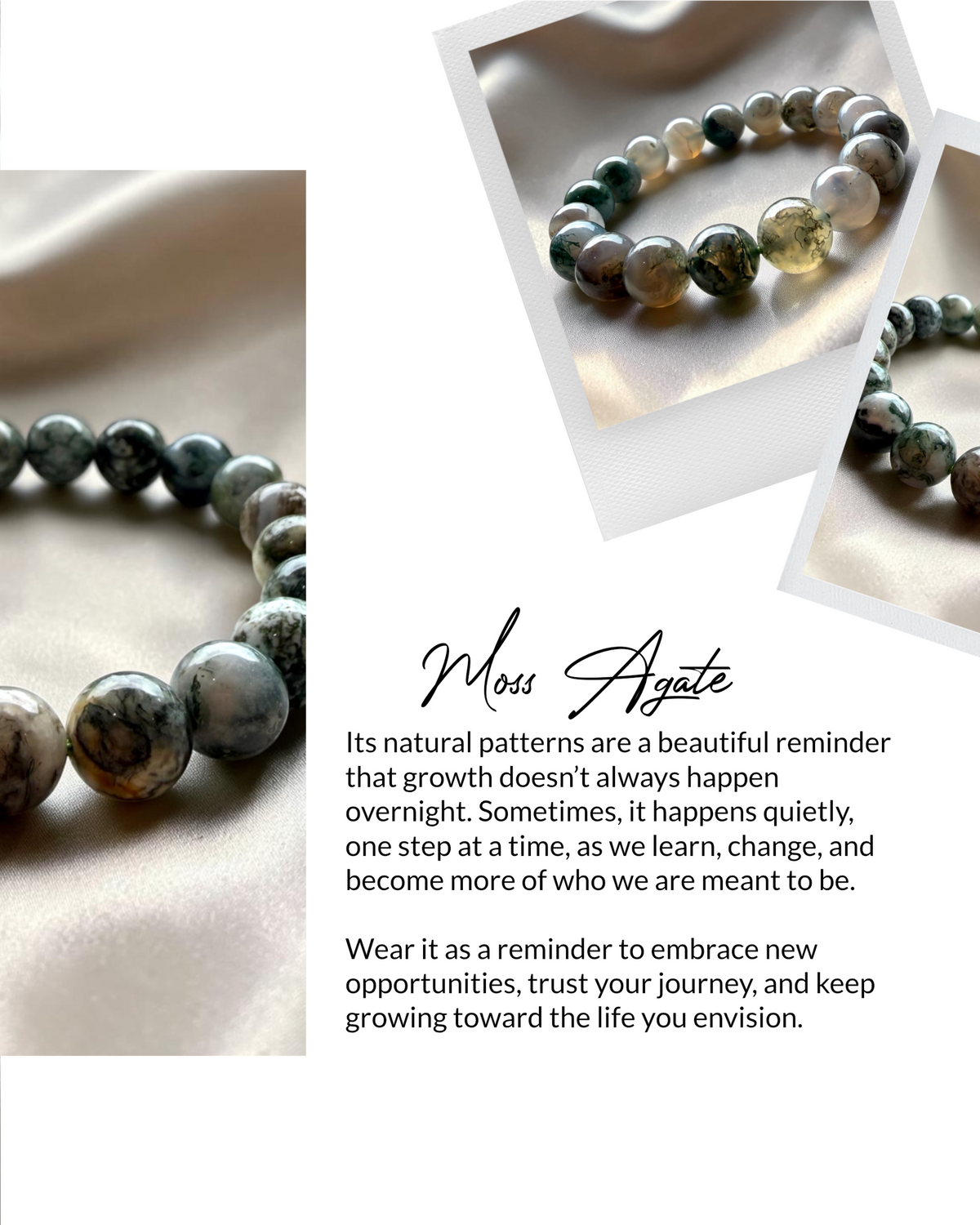 Moss Agate Bracelet