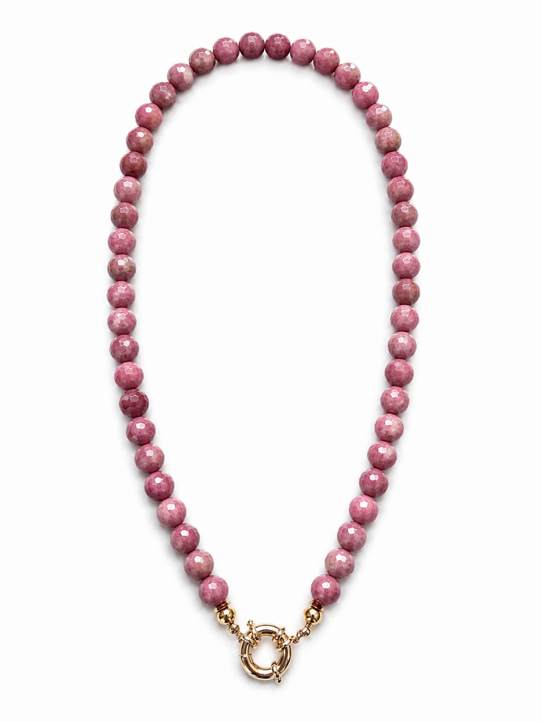 Rhodonite (Faceted) Necklace