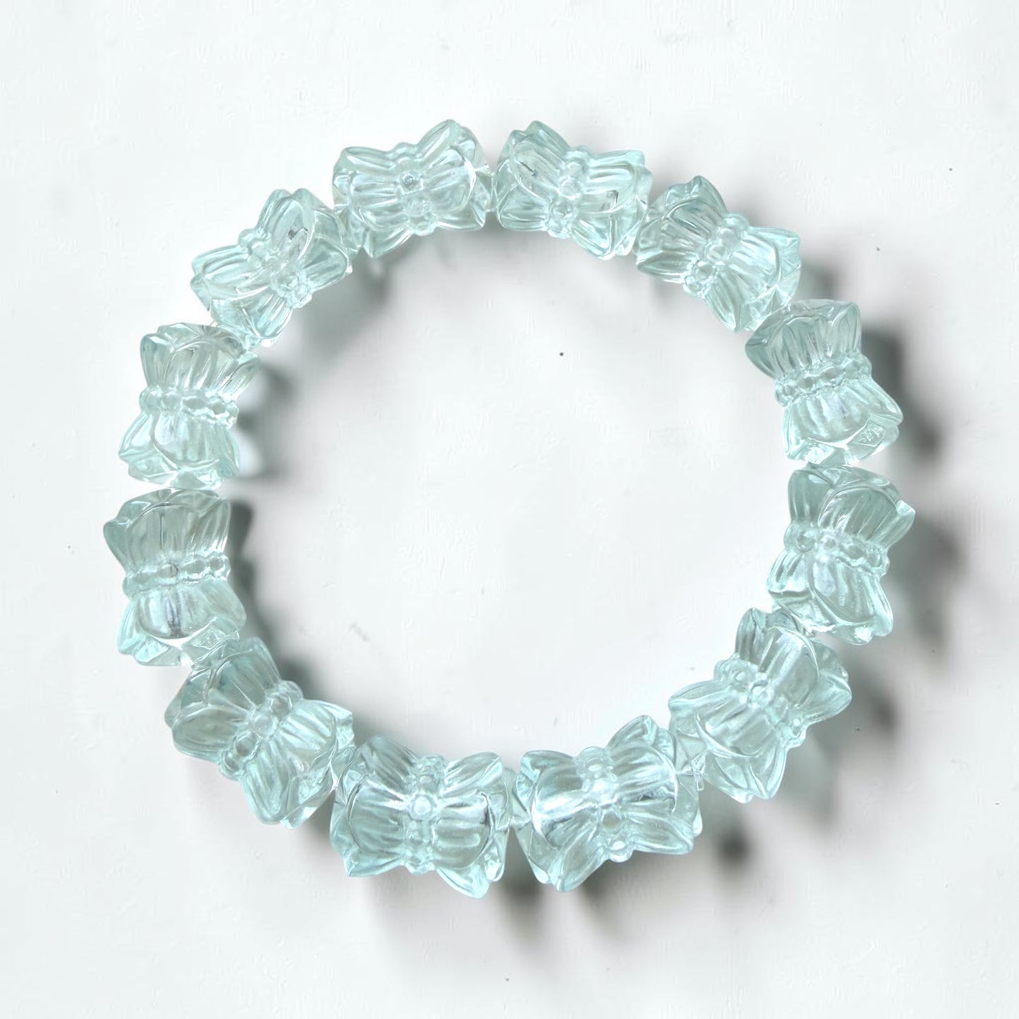 Prasiolite Double Lotus Bracelet