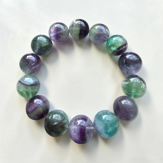 Fluorite (Rainbow) High-grade Bracelet