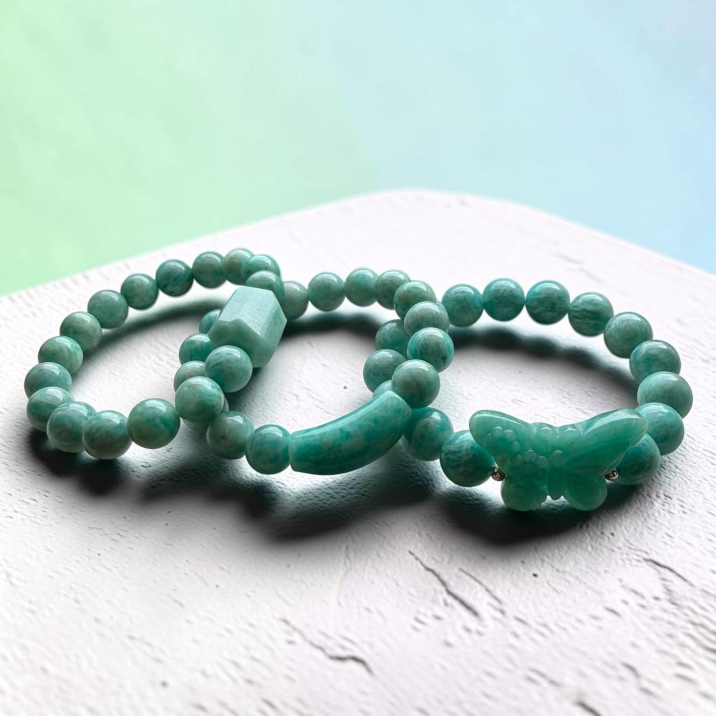 Amazonite Carving Bracelet