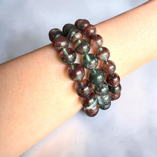 Green Phantom Quartz (High-grade) Bracelet
