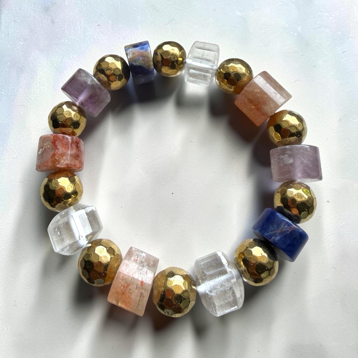 Crystal Harmony Rondelle Bracelet