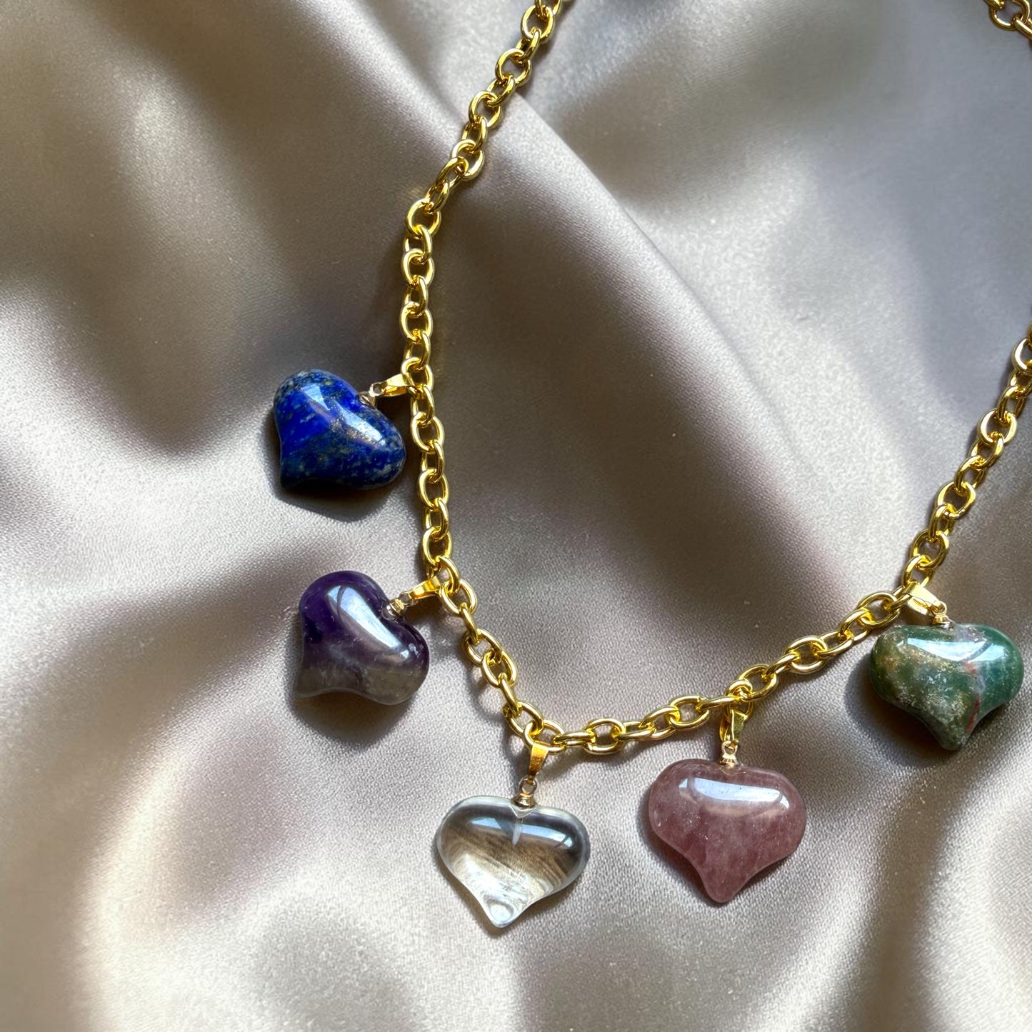 Sacred Harmony Heart Necklace & Bracelet