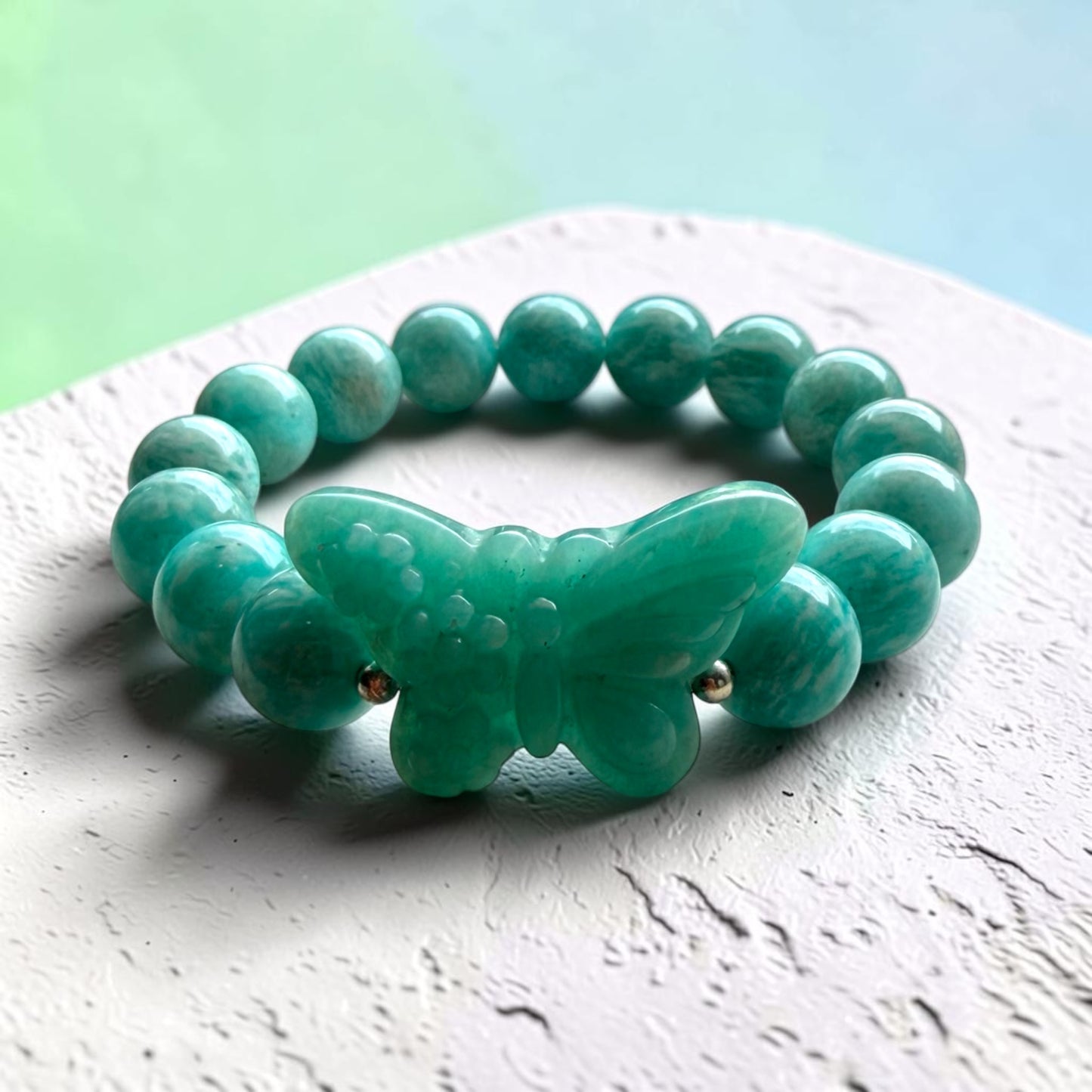 Amazonite Carving Bracelet