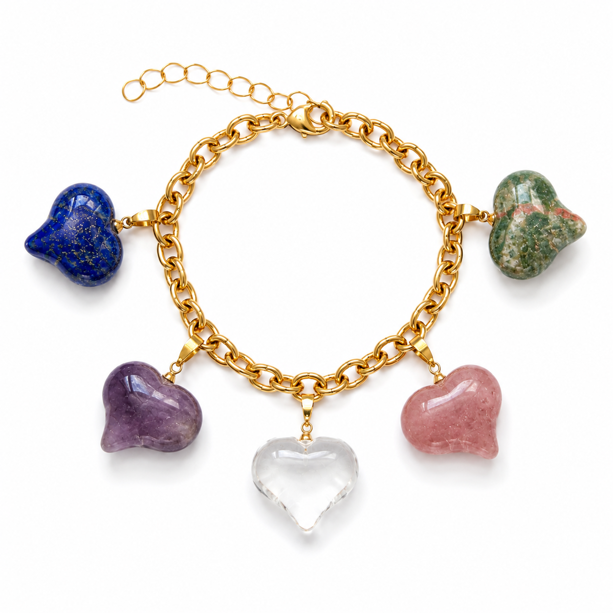 Sacred Harmony Heart Necklace & Bracelet
