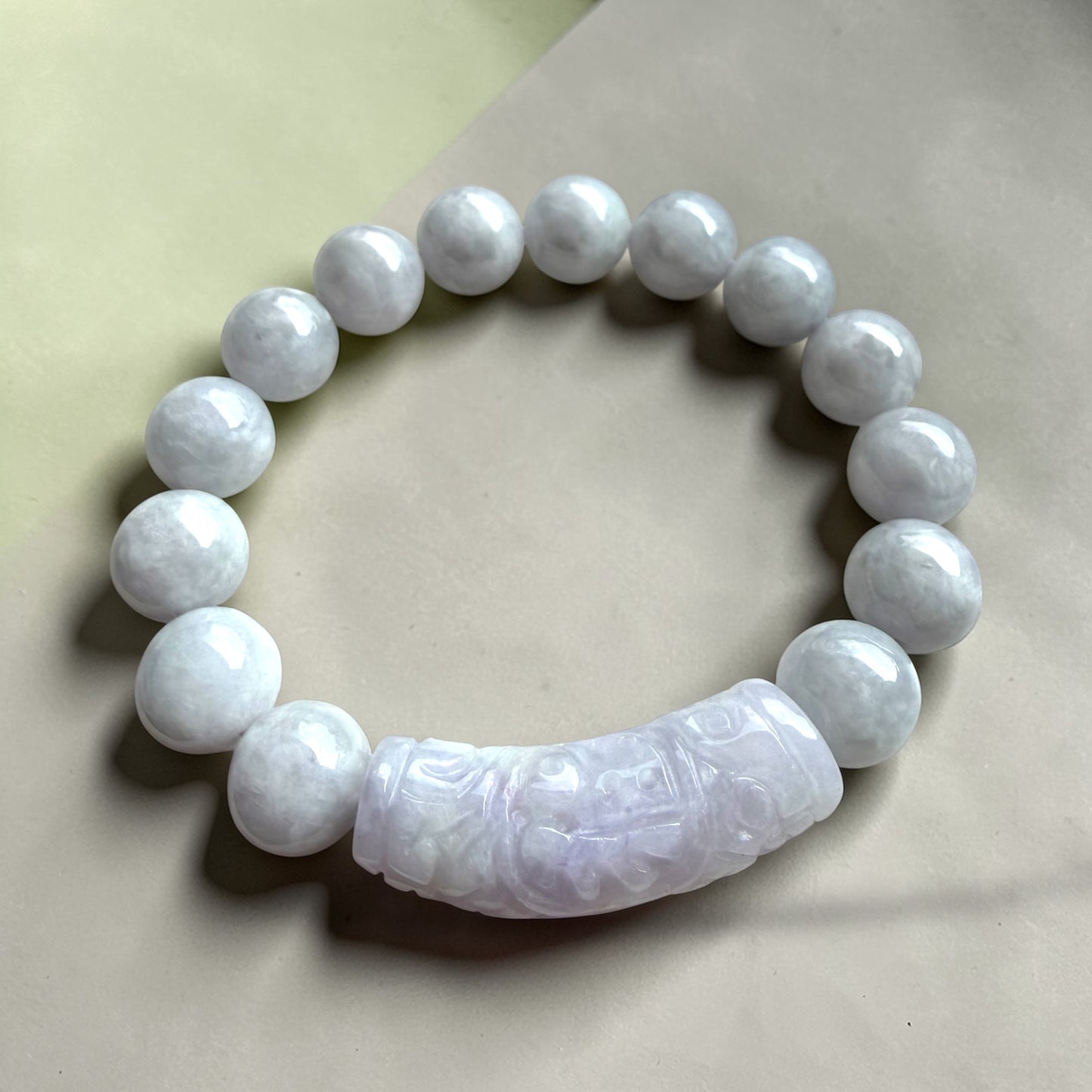 Lavender Jade Bracelet