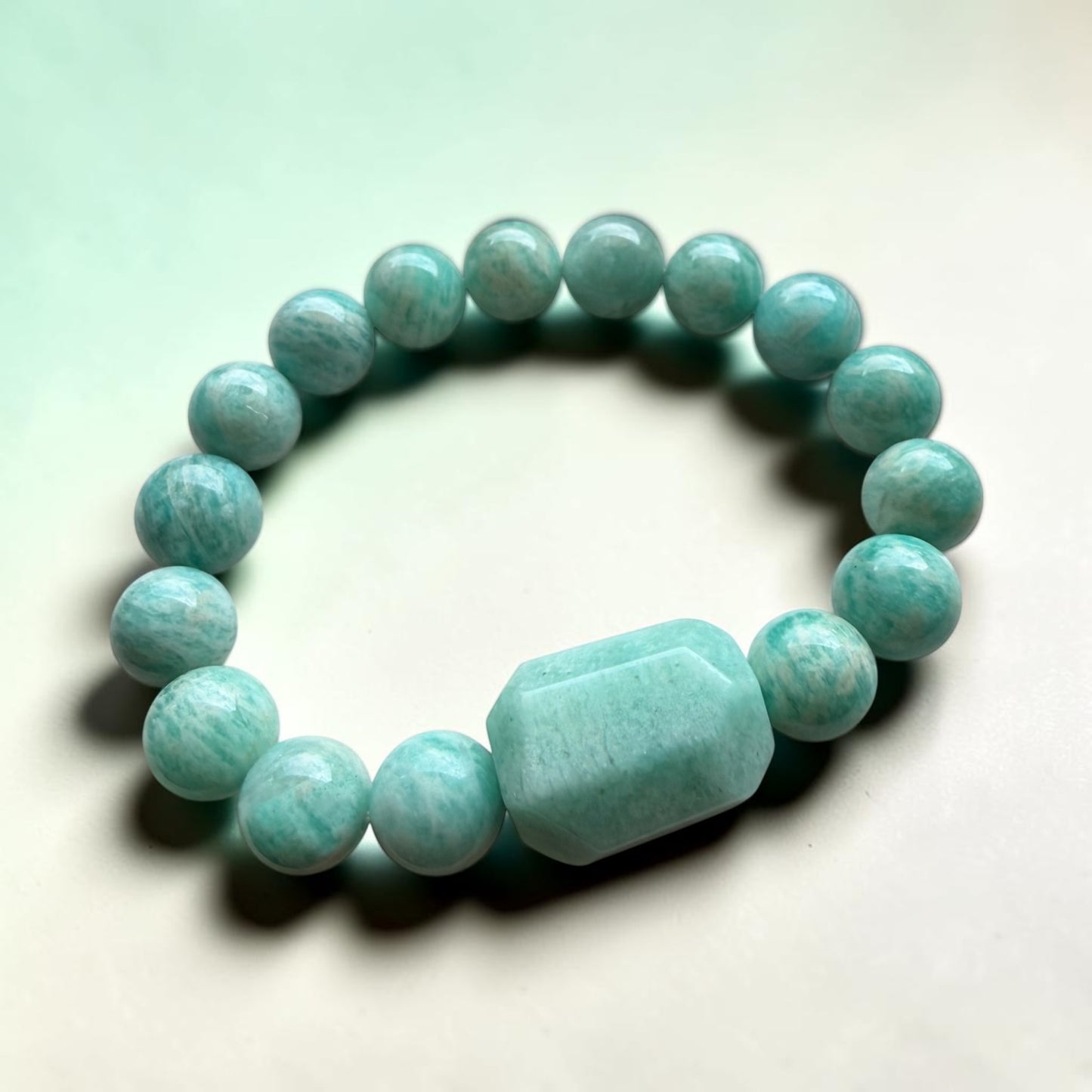 Amazonite Carving Bracelet
