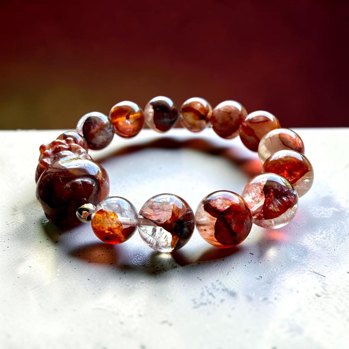 Fire Quartz Pixiu Bracelet