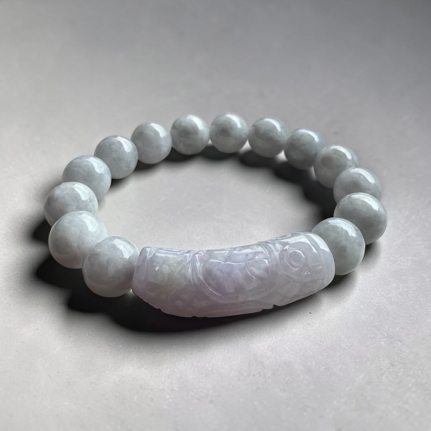 Lavender Jade Bracelet