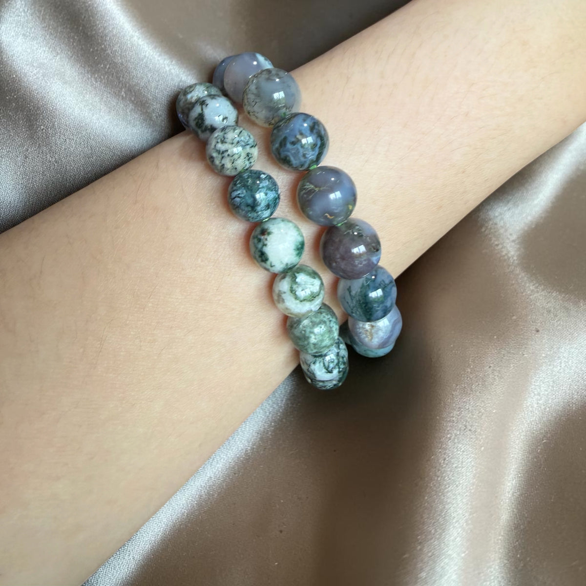 Moss Agate Bracelet