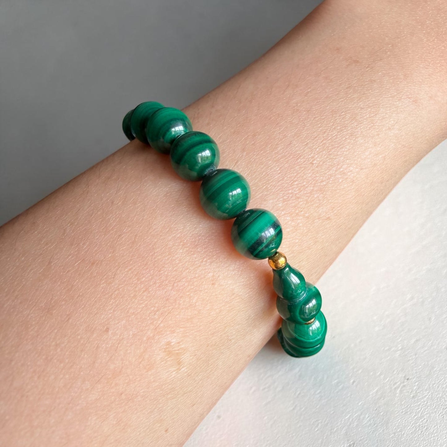 Malachite Wu Lou Bracelet