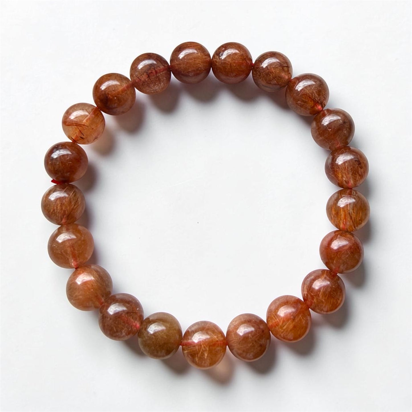 Copper Red Rutilated Quartz (A-grade)