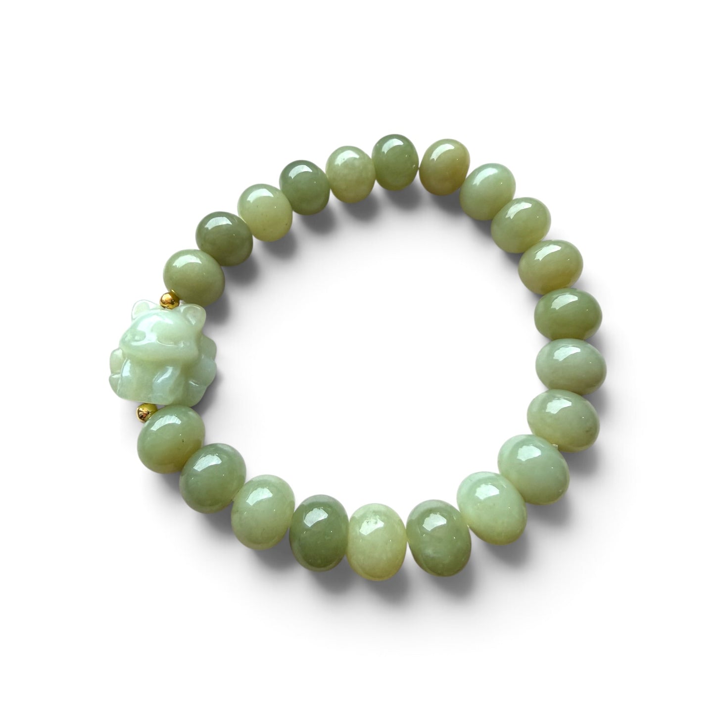 Jade (Hetian) Nine-Tailed Fox Bracelet