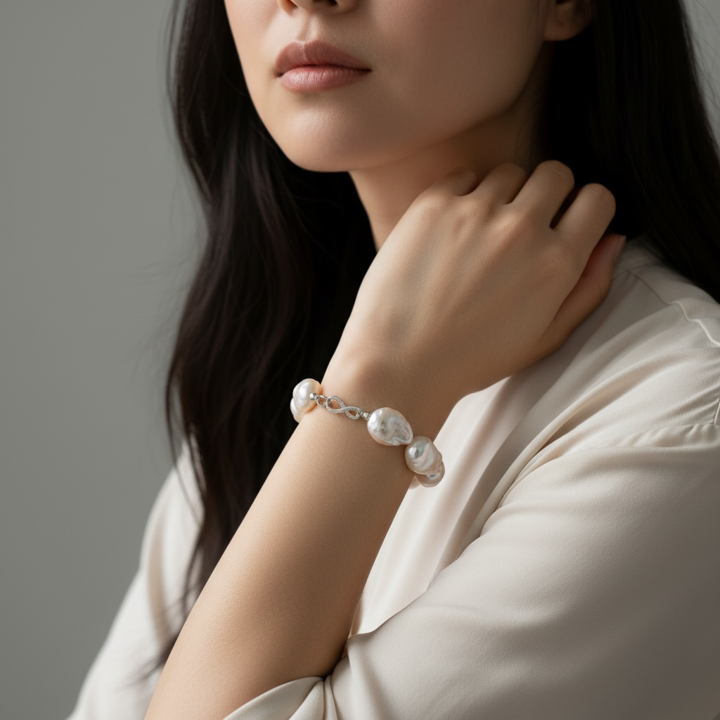 Baroque Freshwater Pearl Bracelet
