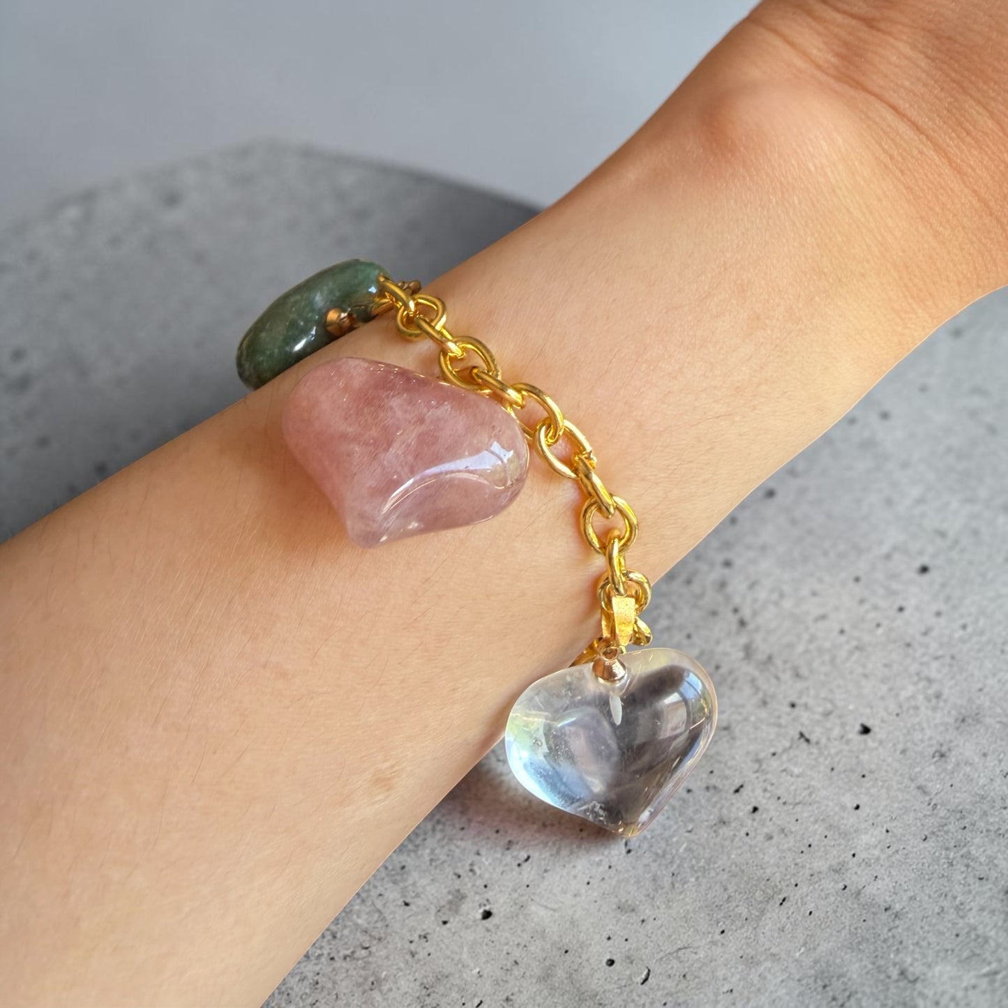 Sacred Harmony Heart Necklace & Bracelet