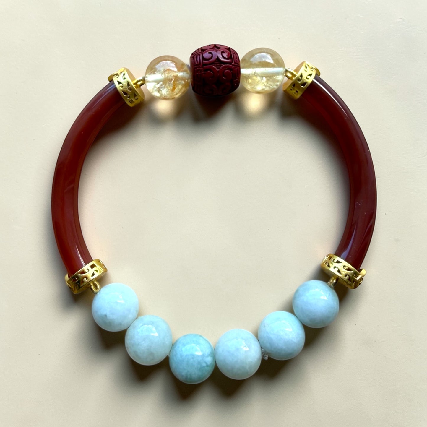 Natural Agate Energy Bangles