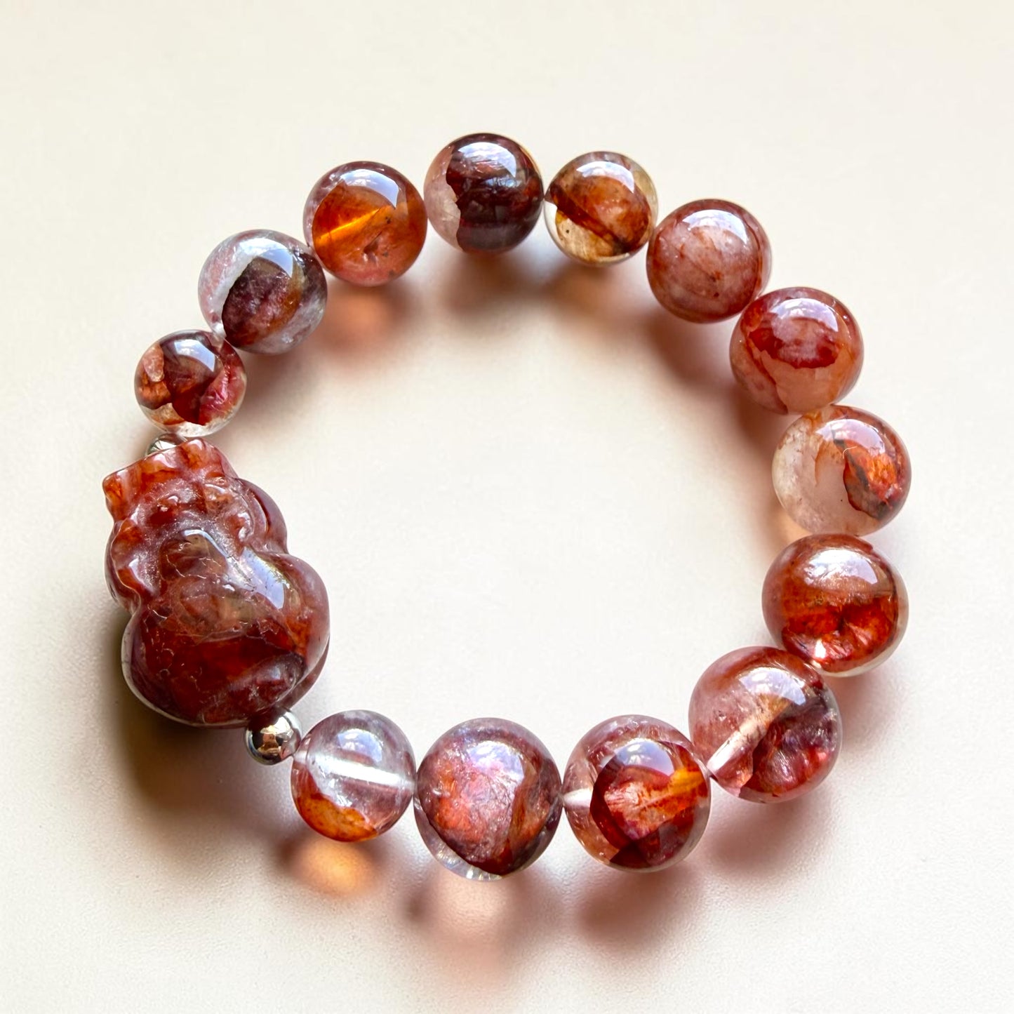 Fire Quartz Pixiu Bracelet