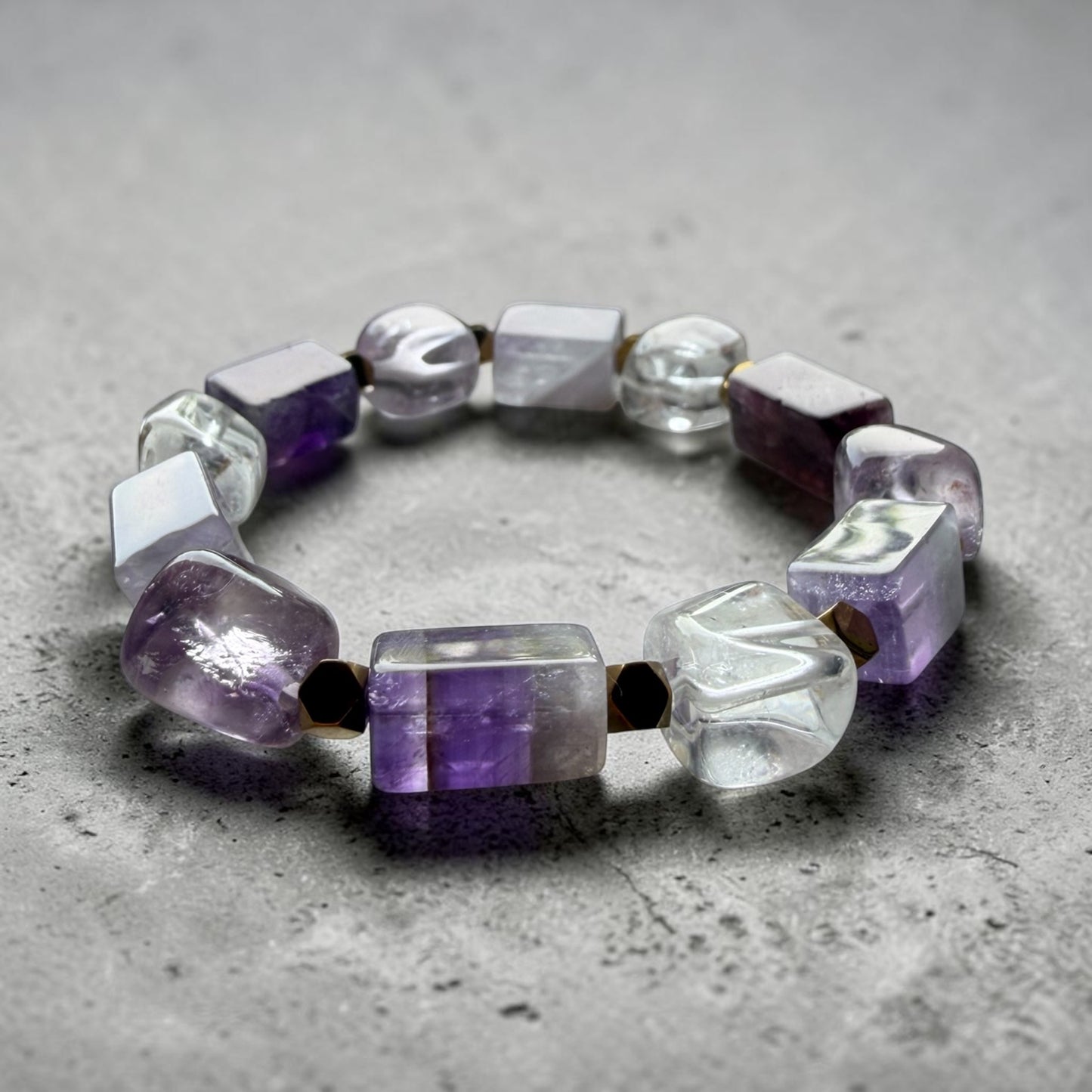 Amethyst Mixed Cube Set