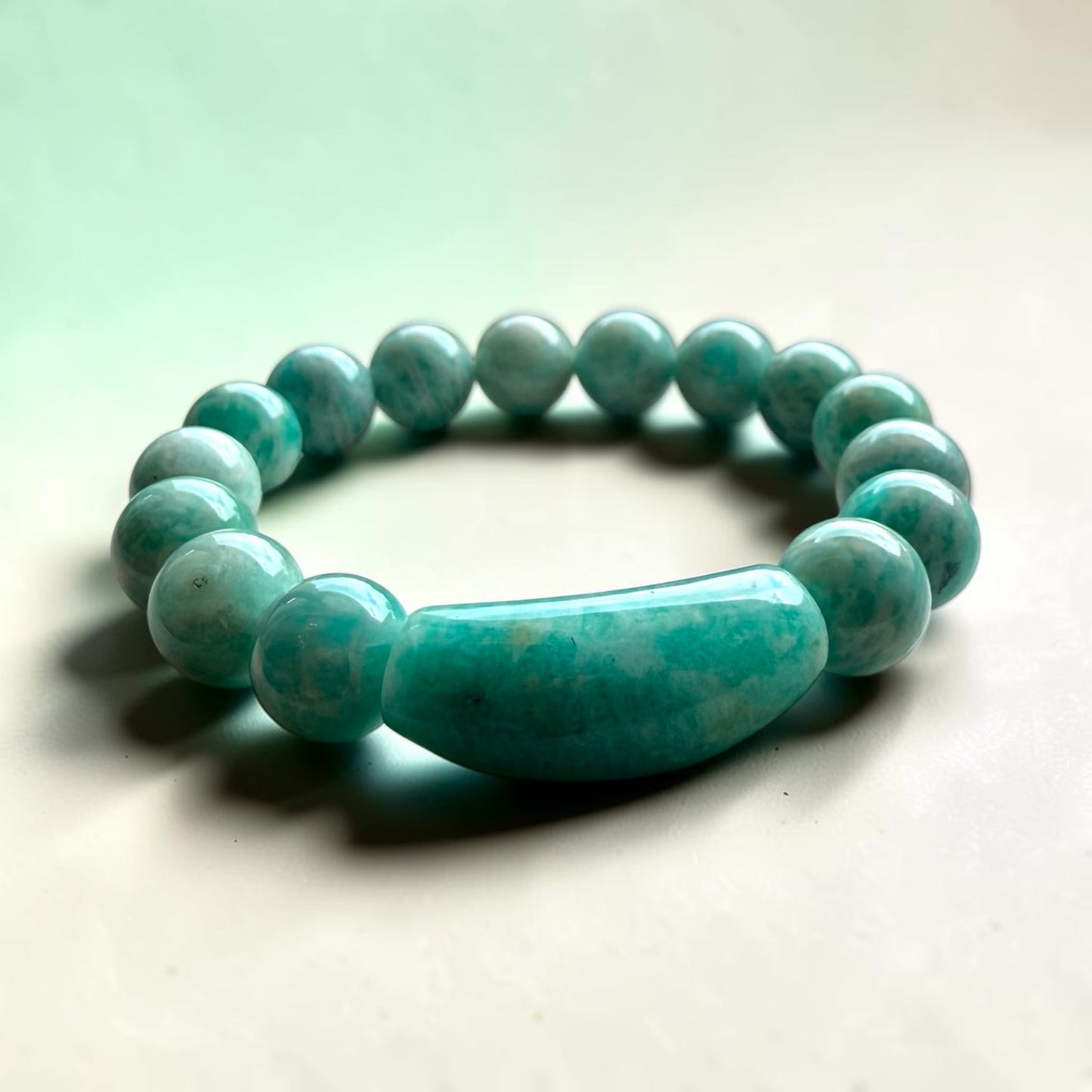 Amazonite Carving Bracelet
