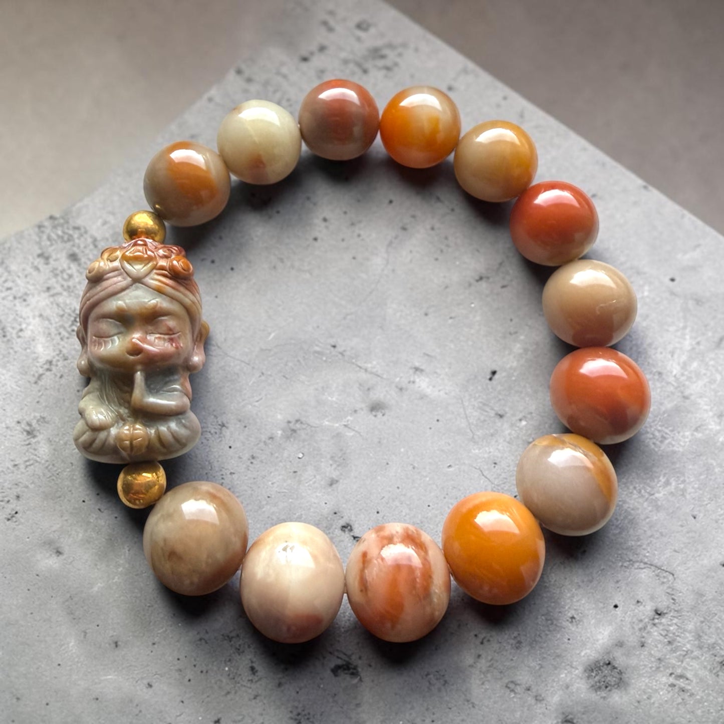 Alashan Agate Lady Protector Bracelet