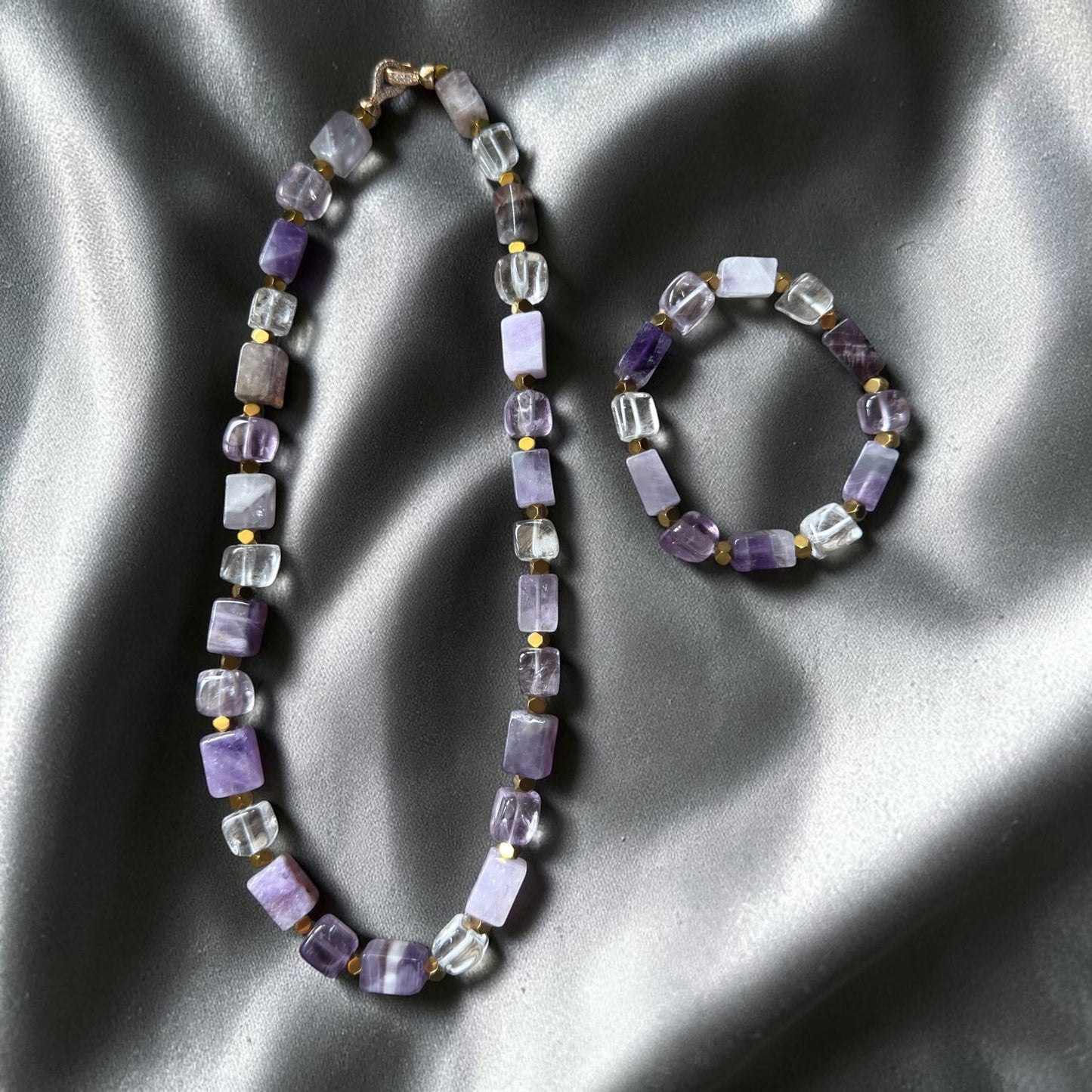 Amethyst Mixed Cube Set