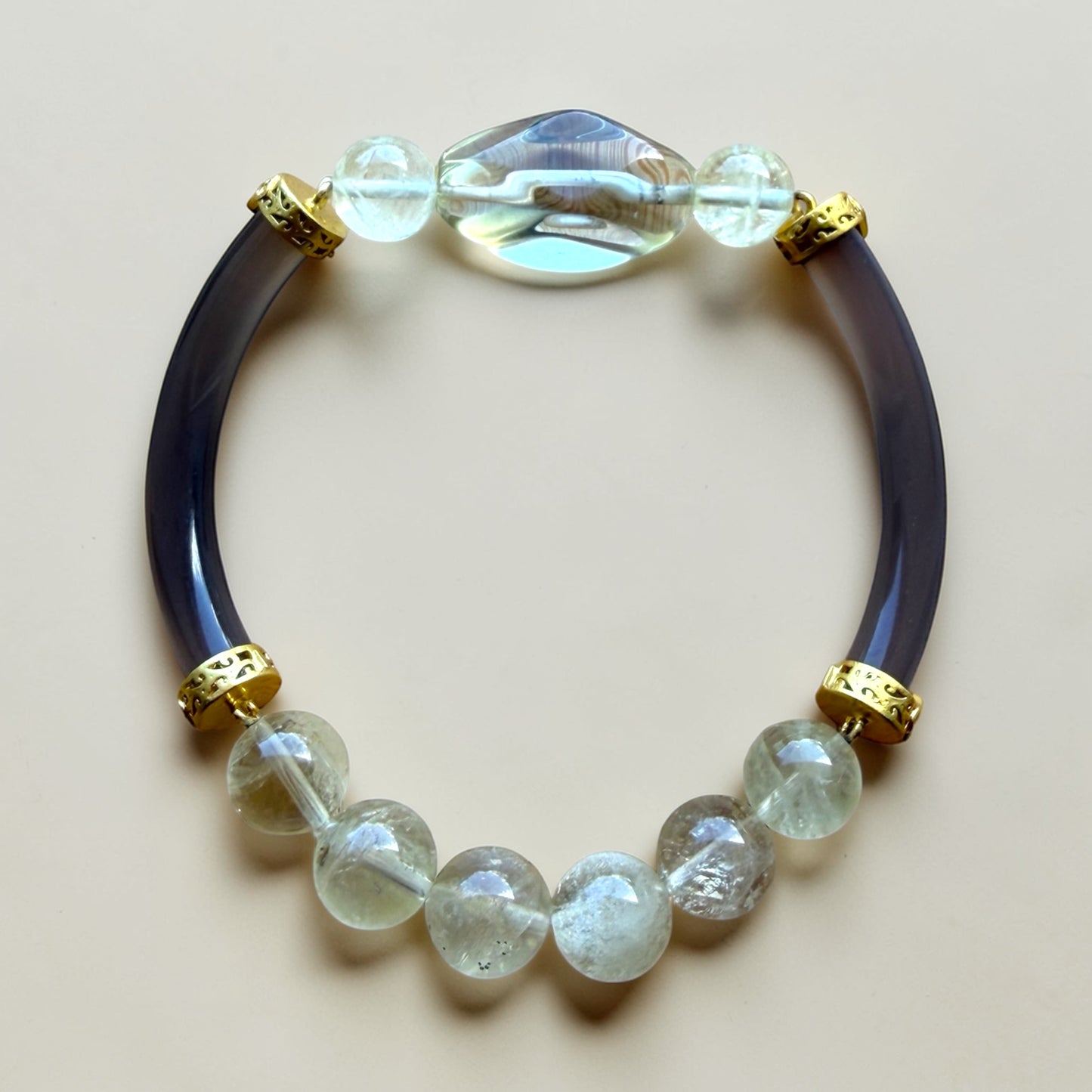 Natural Agate Energy Bangles