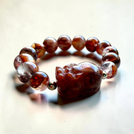 Fire Quartz Pixiu Bracelet