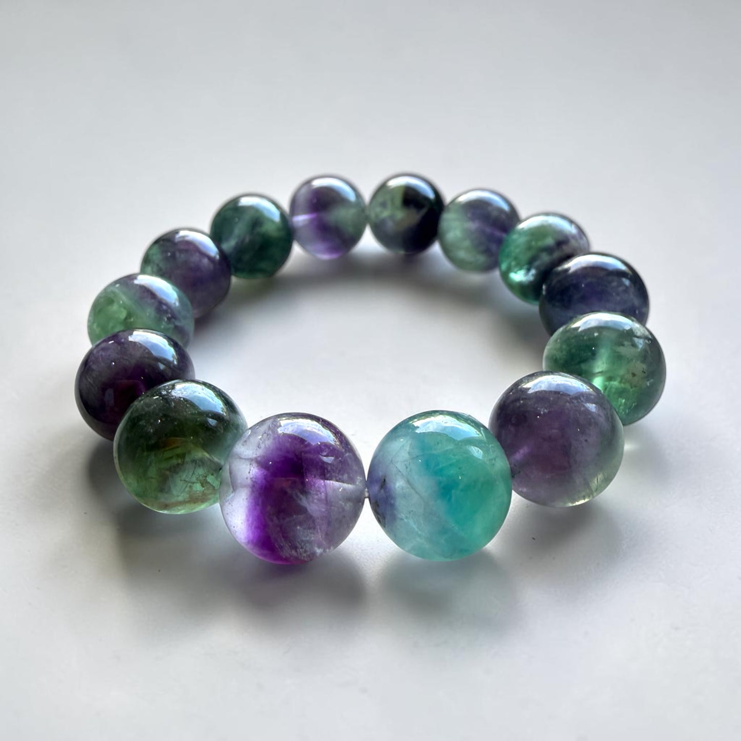 Fluorite (Rainbow) High-grade Bracelet