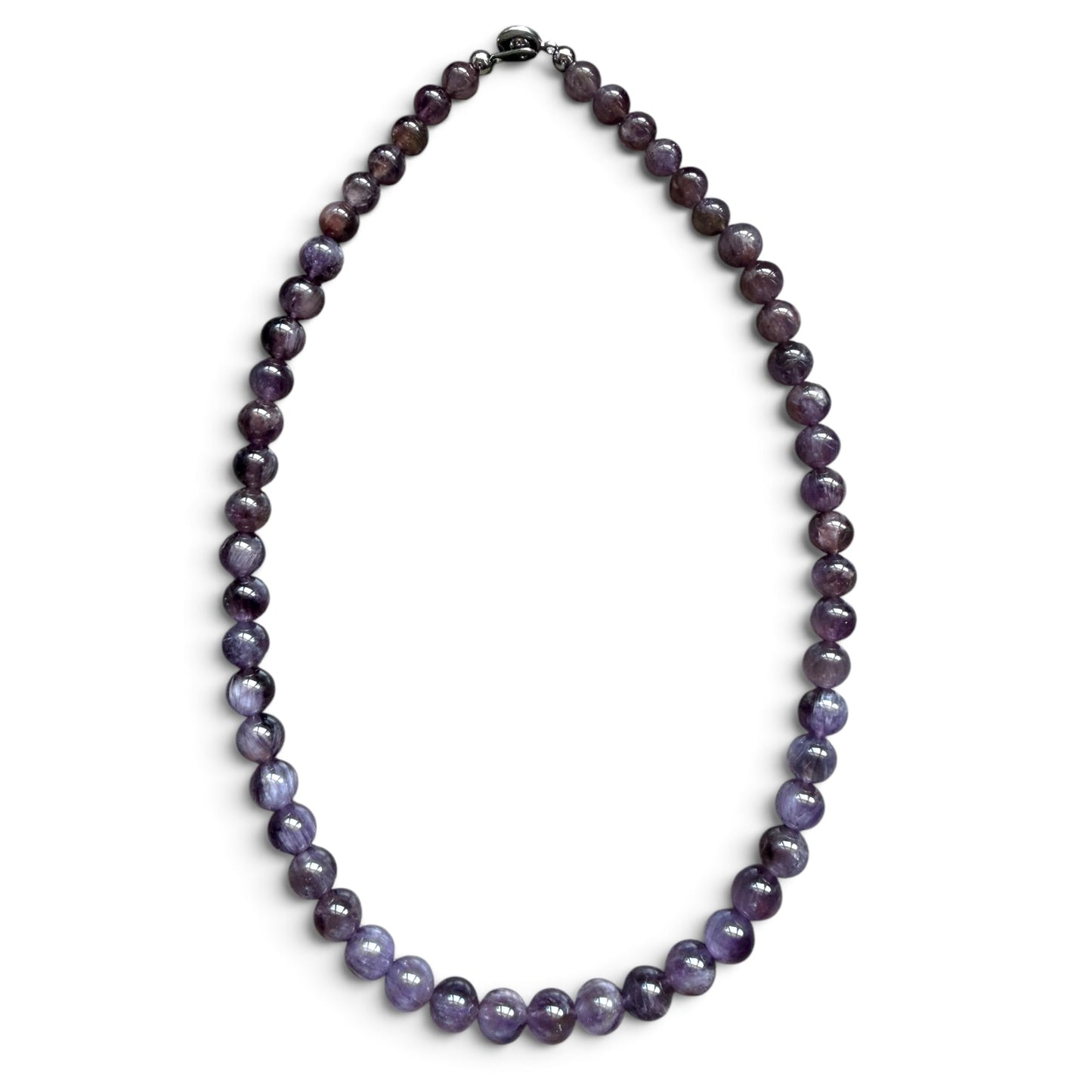 Purple Phantom Quartz Necklace
