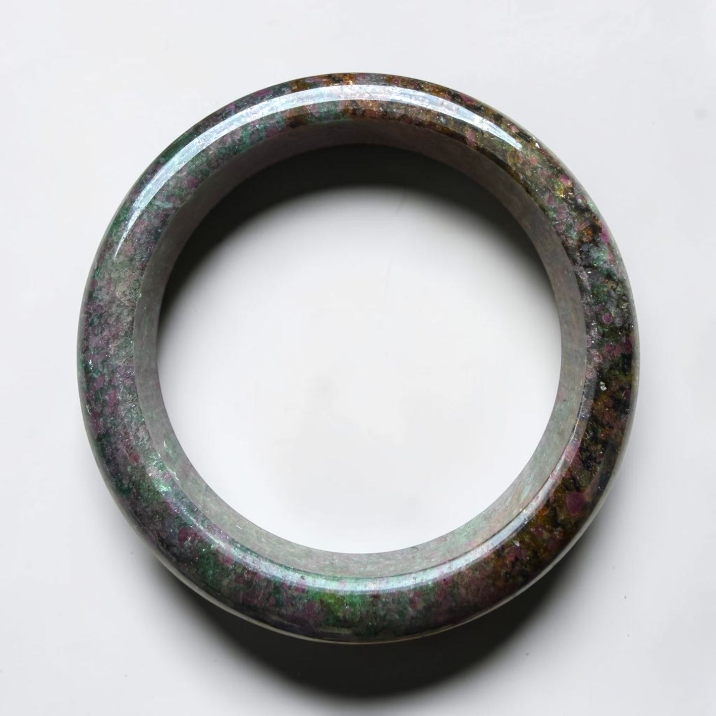 Ruby Zoisite Bangle