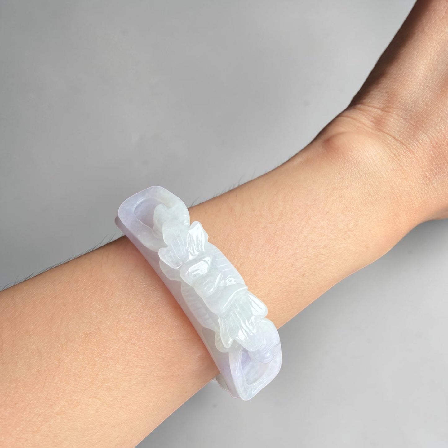 Lavender Jade Bracelet