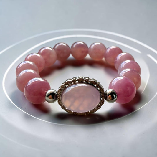 Purple Rose Quartz Bracelet