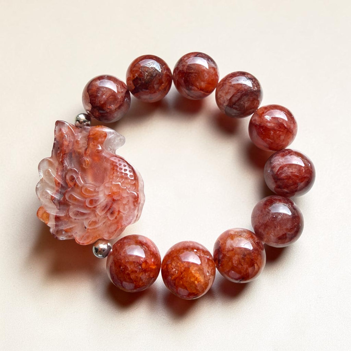 Fire Quartz Phoenix Bracelet