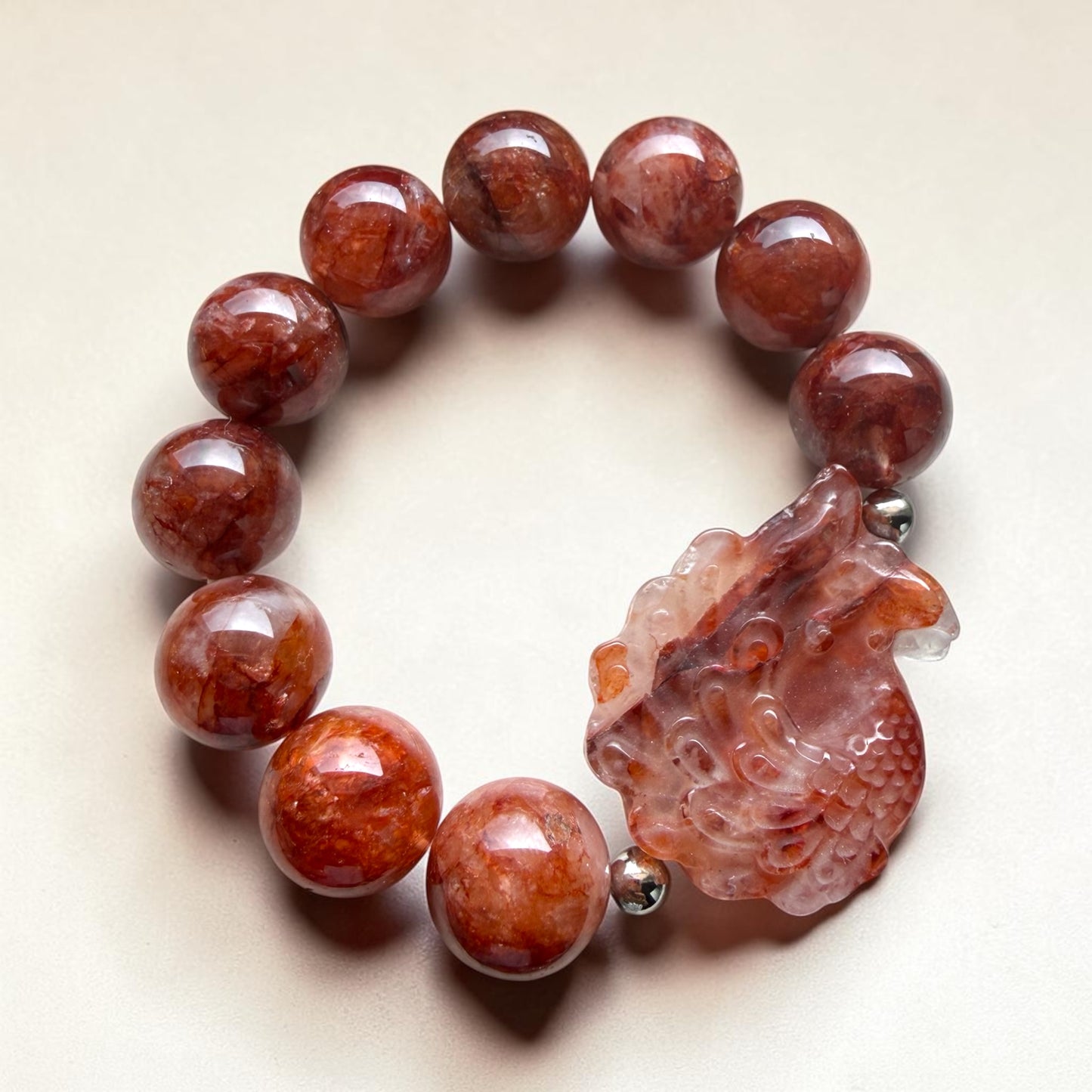 Fire Quartz Phoenix Bracelet