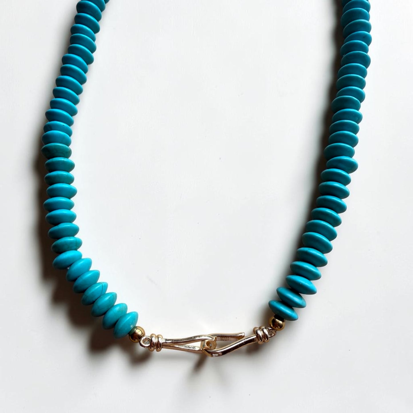 Turquoise Rondelle Necklace