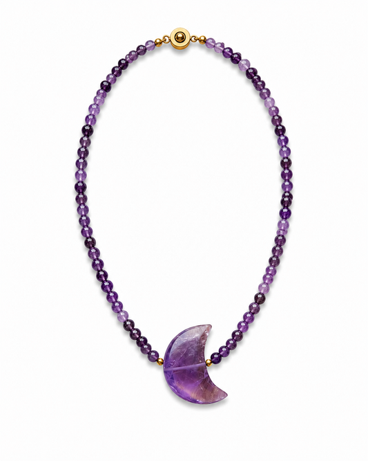 Ametrine Crescent Moon Necklace