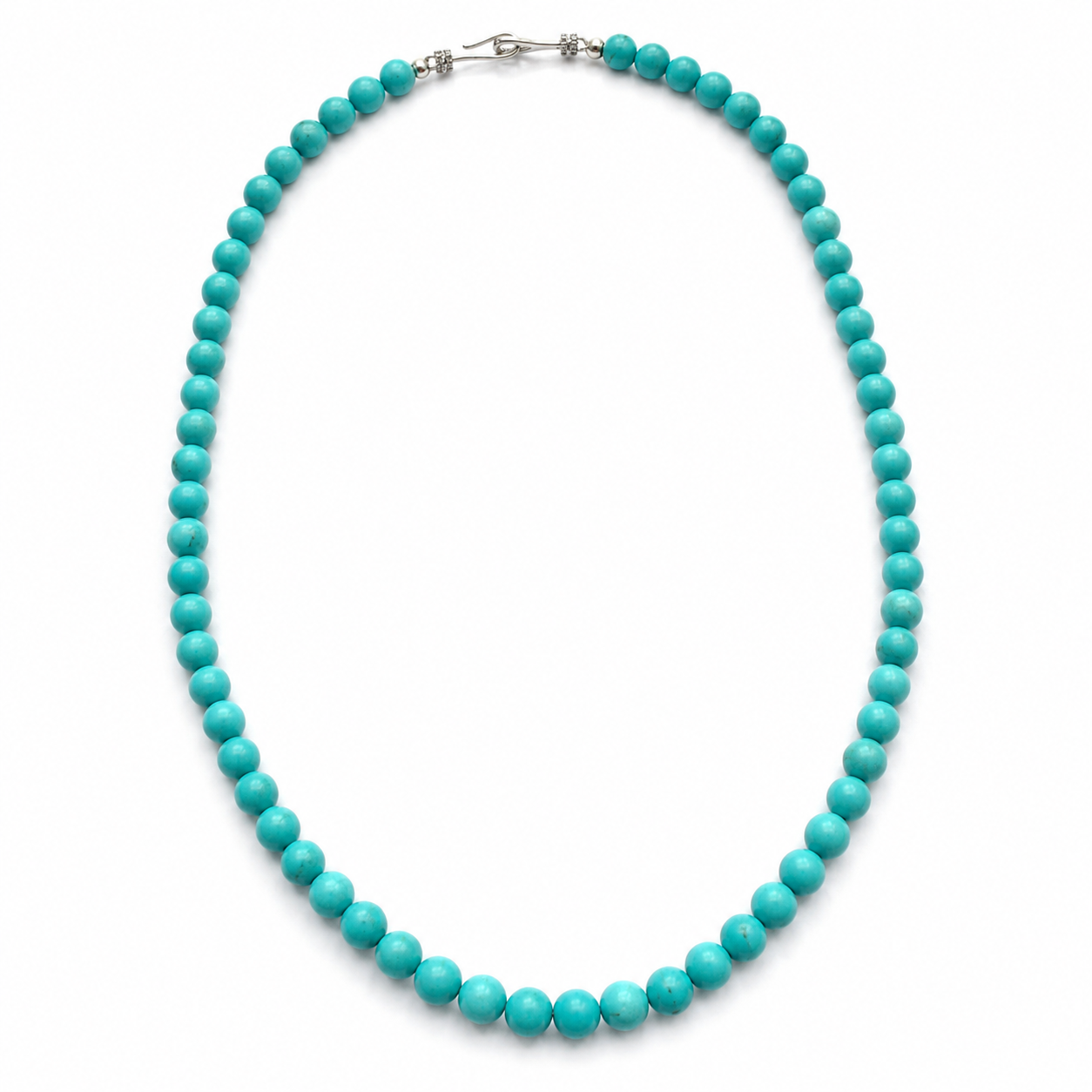 Turquoise Round Bead Necklace