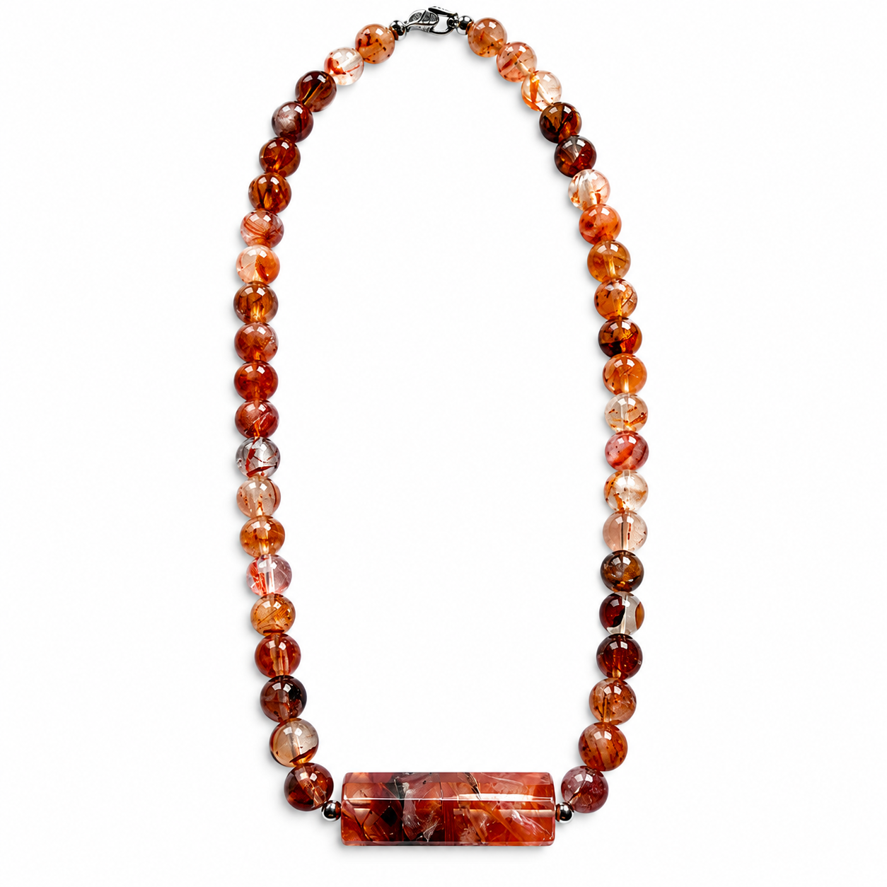 Fire Quartz Necklace