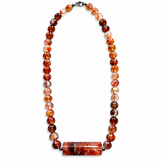 Fire Quartz Necklace