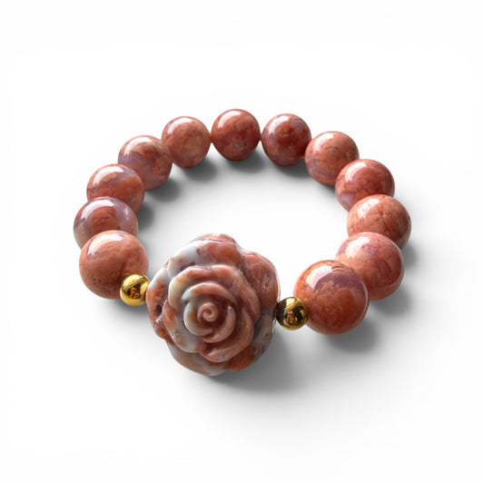 Pink Agate Bracelet