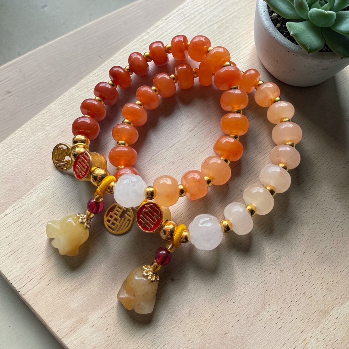 Agate Prosperity Bracelet