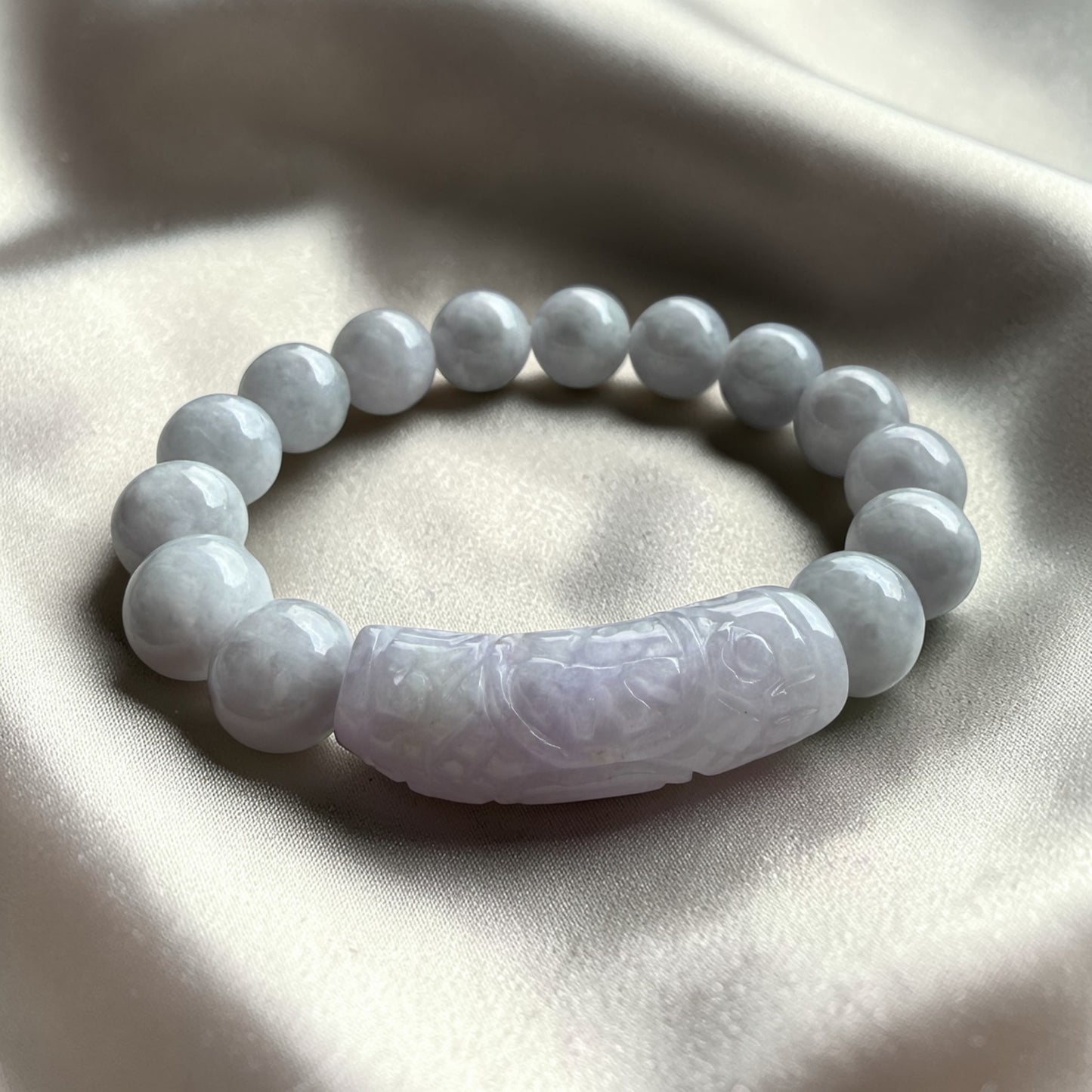 Lavender Jade Bracelet