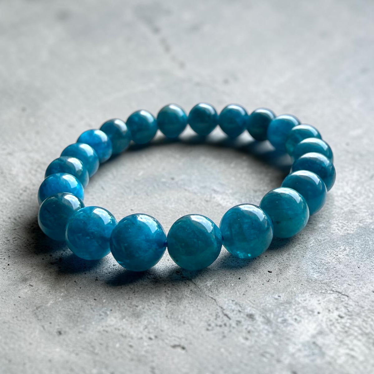Blue Apatite Bracelet (A-grade)