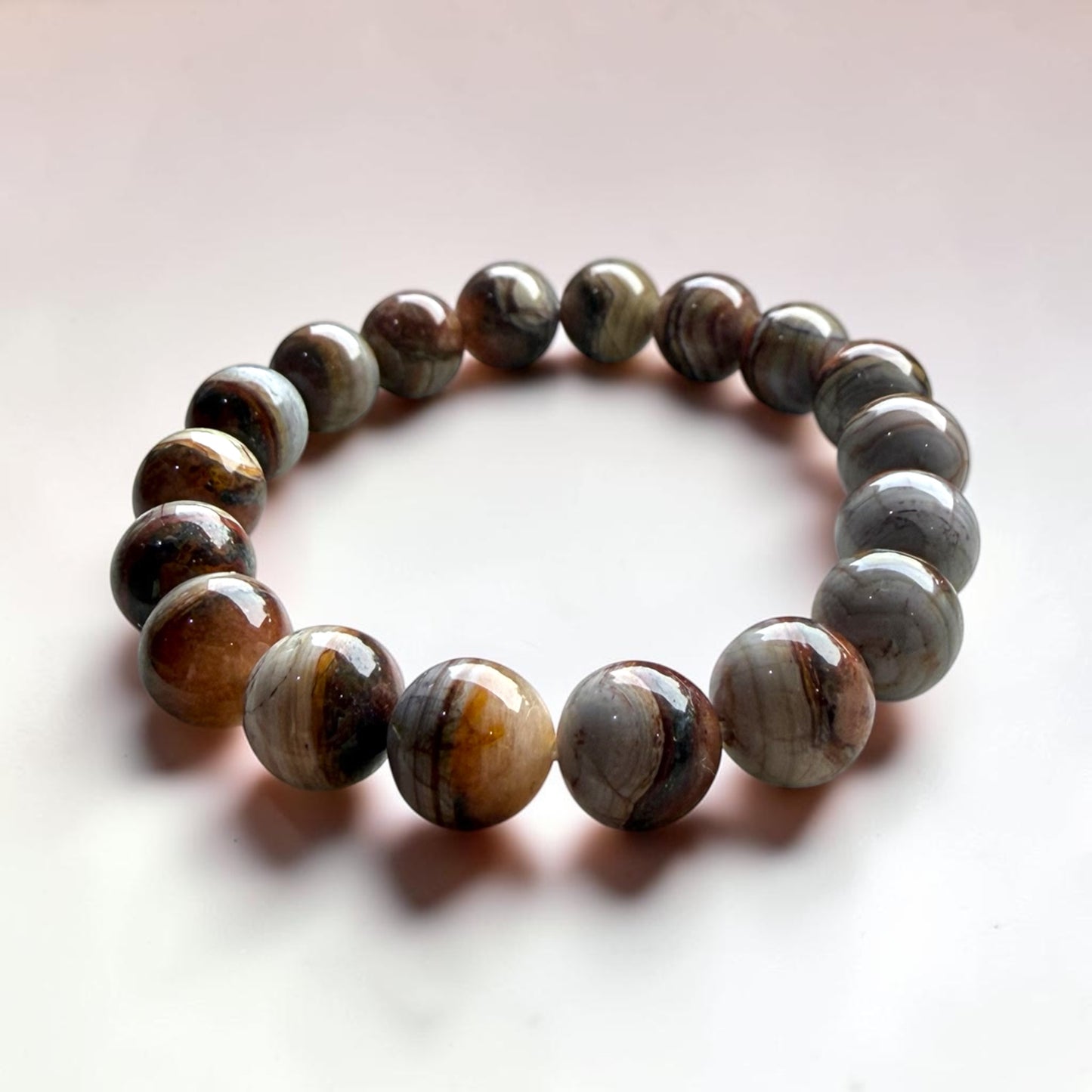 Crazy Lace Agate Bracelet