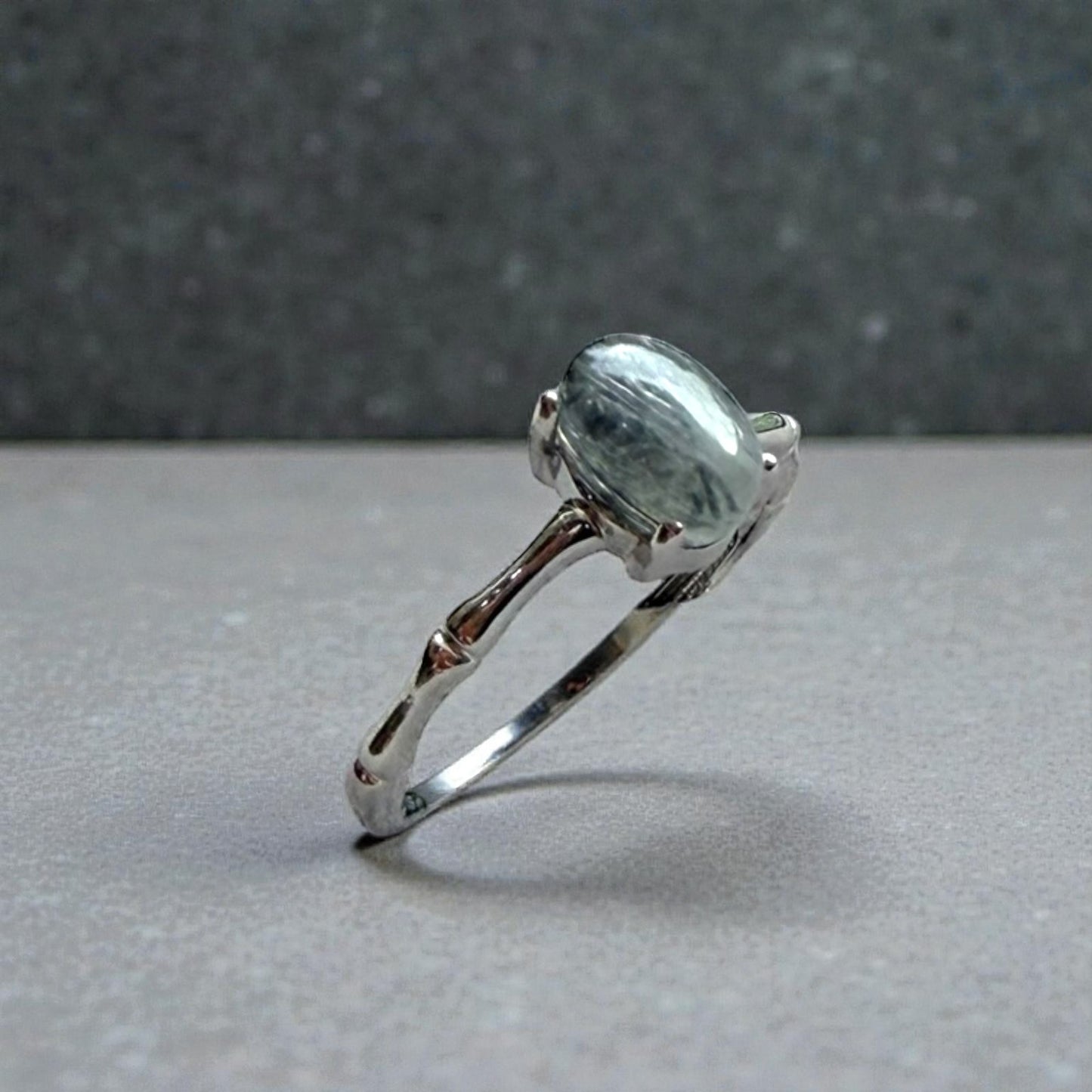 Black Rutilated Quartz Ring